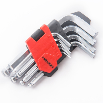 9pcs multi bike repair hand tool metric L sharpe ball point head allen hex hexagon key wrench set